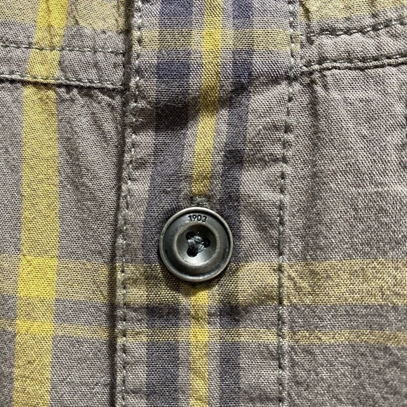 Harley Davidson Brown Button Down Plaid Shirt - Picture 6 of 9